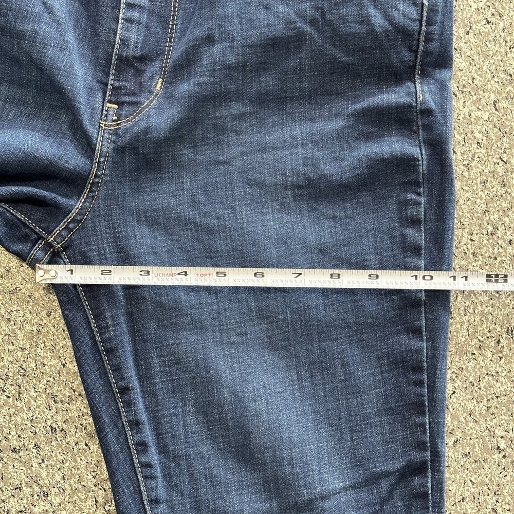 Levis 725 High Rise Bootcut Jeans Womens 31x31 Medium Wash Denim Stretch - Picture 8 of 9
